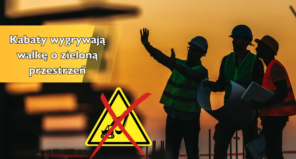 Zieleń, Kabaty wygrywają walkę zieloną przestrzeń - zdjęcie, fotografia