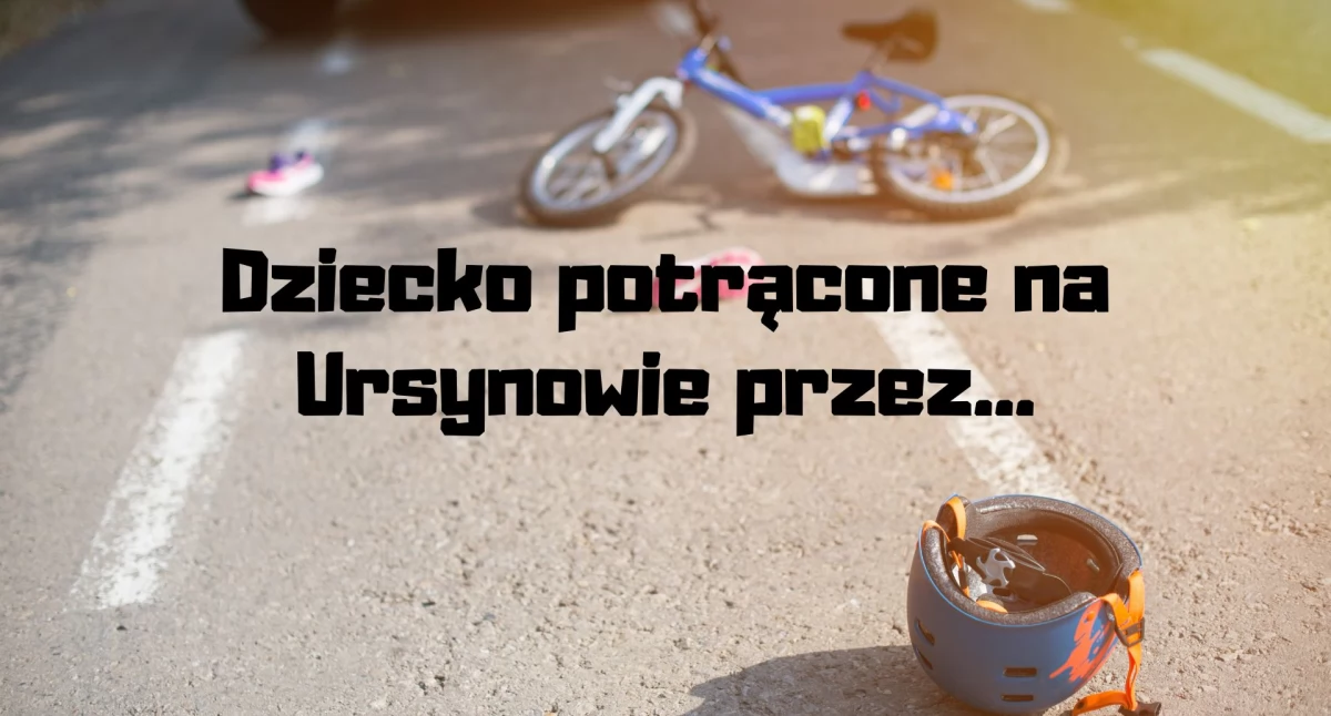 Akcja policyjna, Dziecko potrącone Dzwonniczej! Ursynów czeka poważniejszy wypadek - zdjęcie, fotografia