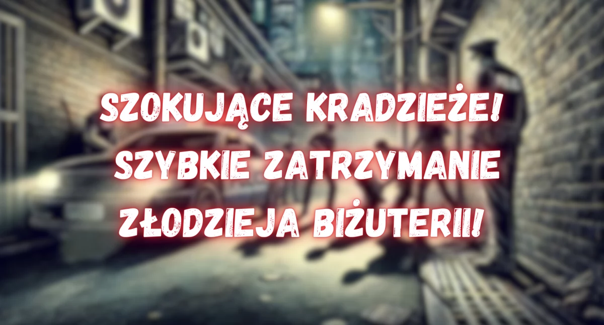 Akcja policyjna, Zatrzymanie Złodzieja Biżuterii Warszawie Skuteczna Akcja Policji Sprawdź Szczegóły - zdjęcie, fotografia