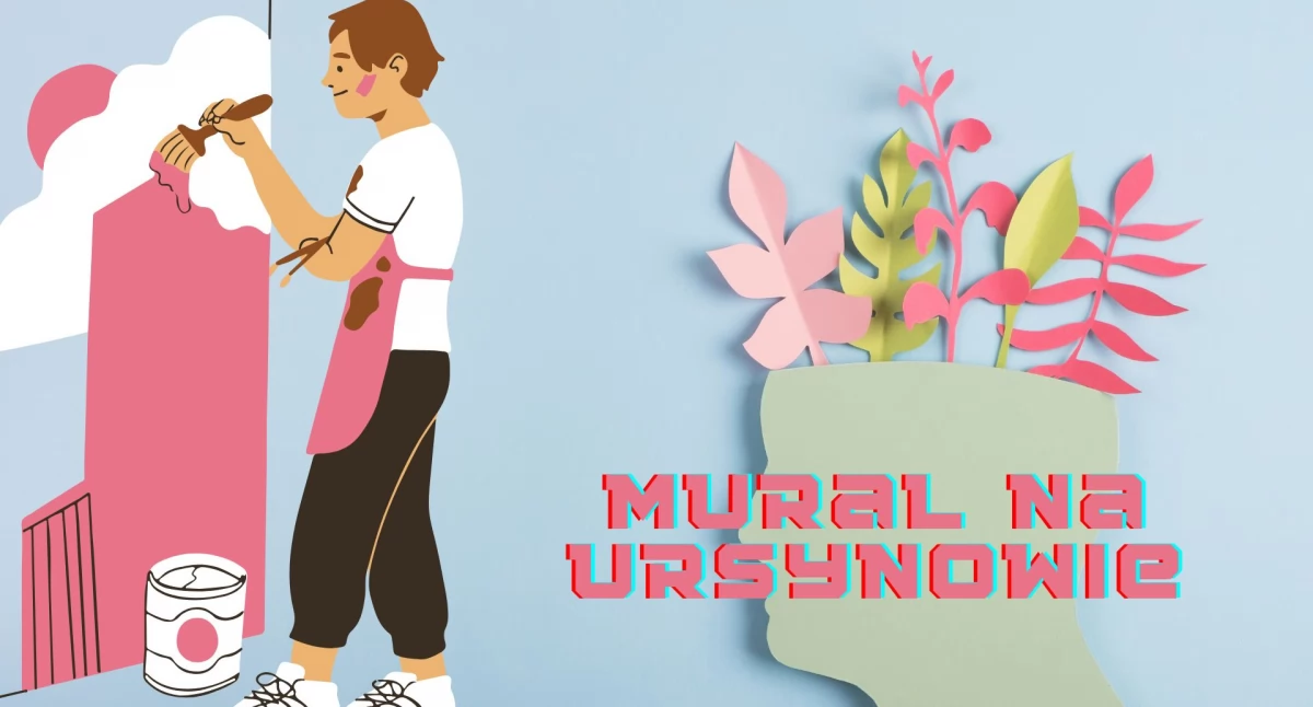 Zdrowie, Największy mural zdrowiu psychicznym Ursynowie! - zdjęcie, fotografia