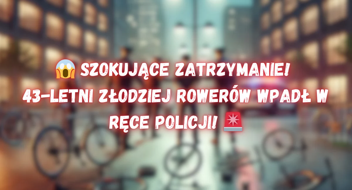 Akcja policyjna, Rozpracowanie złodziejskiego procederu kradzieży rowerów - zdjęcie, fotografia