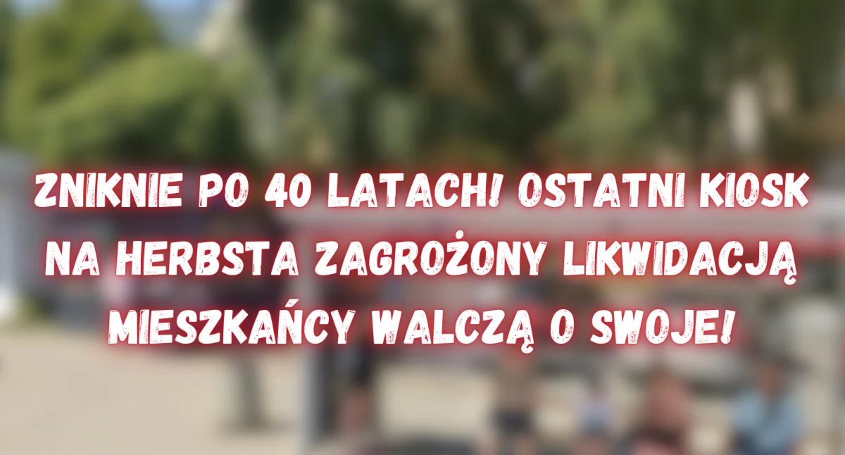 Handel i usługi, Zamknięcie kiosku Ruchu Herbsta mieszkańcy Ursynowa protestują - zdjęcie, fotografia