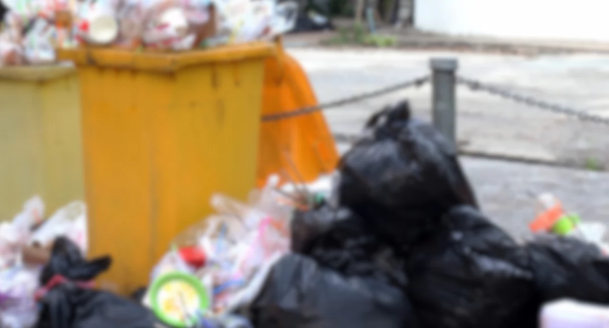 Inwestycje, Poświąteczny bałagan altankach śmietnikowych ponosi odpowiedzialność - zdjęcie, fotografia