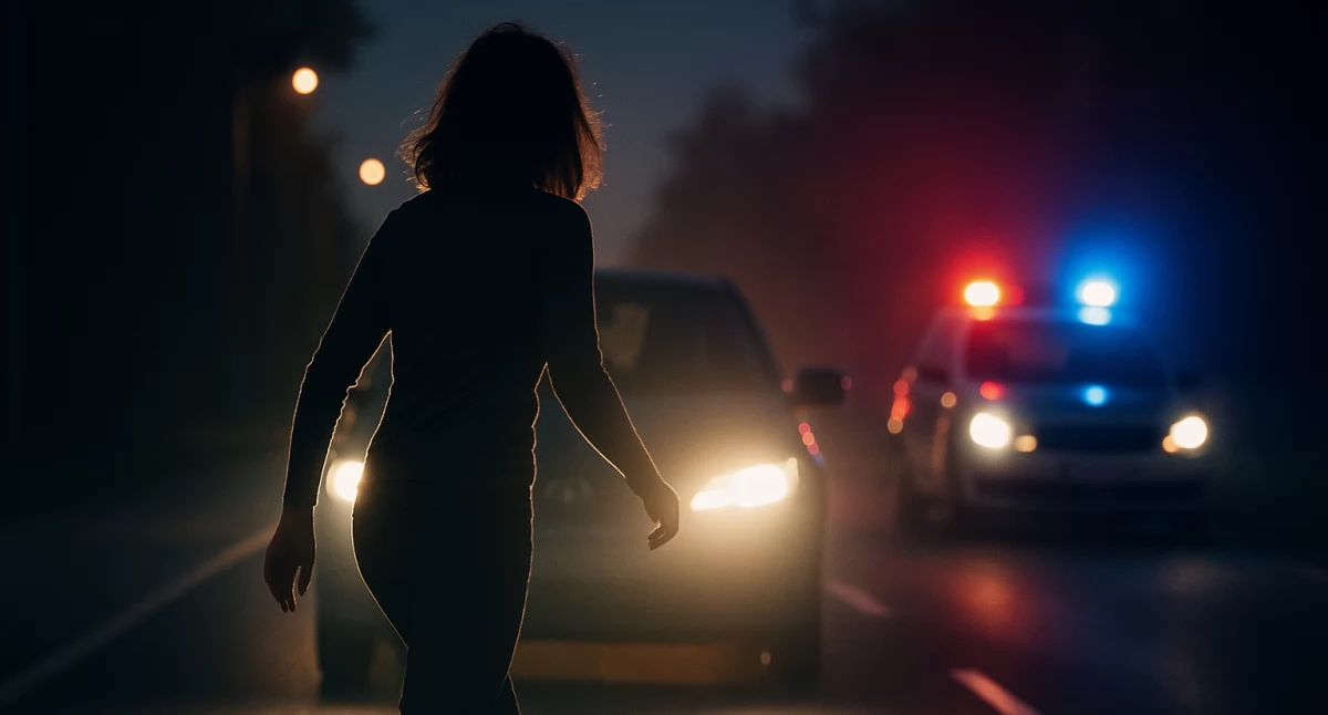 Działania służb, Wypadek Baletowej Kobieta potrącona przez pijanego kierowcę naprawdę zawinił - zdjęcie, fotografia