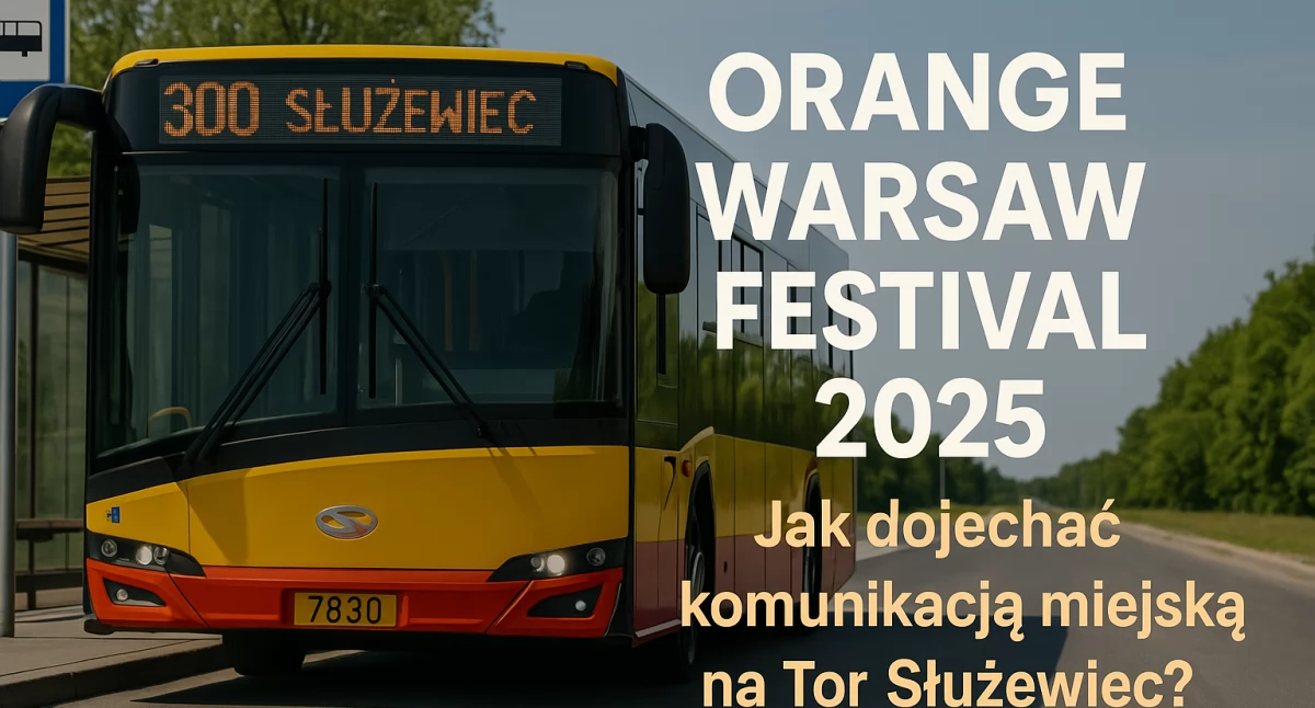 Komunikacja, Orange Warsaw Festival dojechać komunikacją miejską Służewiec - zdjęcie, fotografia