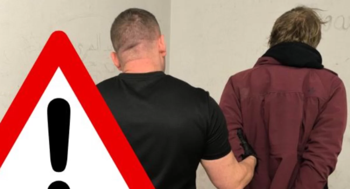 Akcja policyjna, kradzieży Policja zatrzymała seryjnego złodzieja Ursynowie - zdjęcie, fotografia