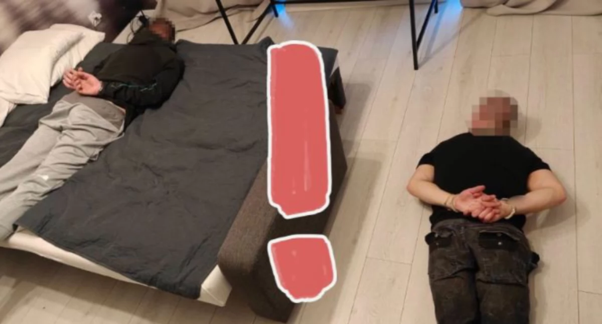 Akcja policyjna, Oszukali latkę - zdjęcie, fotografia