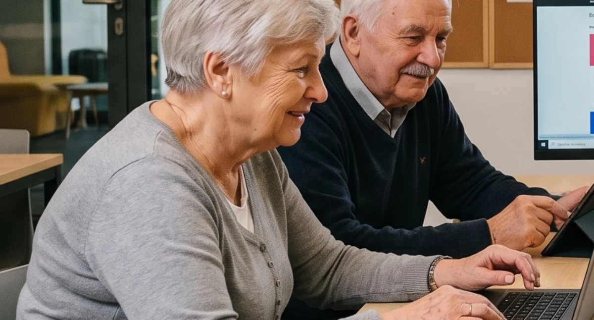 Seniorzy, Myślisz Internet trudny warsztaty udowodnią bardzo mylisz! - zdjęcie, fotografia