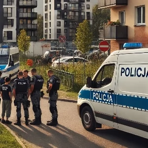 Zdjęcie: Akcja policyjna Ursynów Warszawa NASZA DZIELNICA iursynow