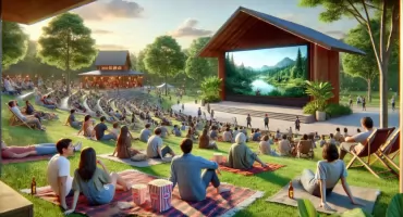  Kino pod chmurką 2024 na Ursynowie  - Magiczne Wieczory Filmowe na Świeżym Powietrzu!